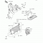 Versys (KLE650-CDF) Радиатор