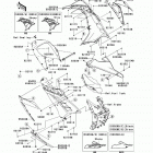 Ninja 300 ABS (EX300-BDFA) Обтекатель нижний