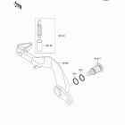 KX100 (KX100-DDF) Педаль тормоза