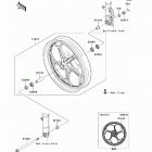 Ninja 300 ABS (EX300-BDFA) Переднее колесо