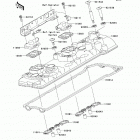 Concours 14 ABS (ZG1400-CCF) Крышка головки цилиндров