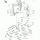 Ninja ZX-14R ABS (ZX1400-FDFA) Подвеска  /  амортизатор