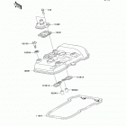 Ninja 300 (EX300-ADFA) Крышка головки цилиндров