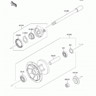 KLR650 (KL650-ECF) Переднее колесо