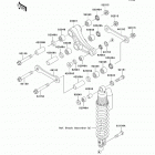 KX100 (KX100-DDF) Задняя подвеска