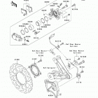 Concours 14 ABS (ZG1400-CCF) Задний тормоз