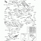 Ninja 650 (EX650-EDS) Обтекатель нижний