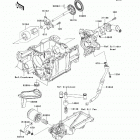 Concours 14 ABS (ZG1400-CDF) Масляный насос  /  масляный фильтр