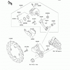 Ninja 650 (EX650-EDS) Задний тормоз