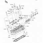 Concours 14 ABS (ZG1400-CCF) Головка цилиндра