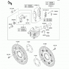 Ninja 650 (EX650-EDS) Передний тормоз