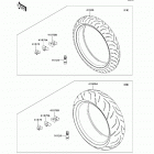Ninja ZX-14R ABS (ZX1400-FDFA) Покрышки