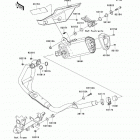 Ninja 300 (EX300-ADFA) Глушитель