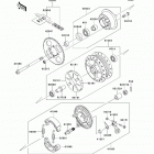 KLX110 (KLX110-CDF) Задняя ступица колеса