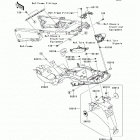 Ninja ZX-14R (ZX1400-ECF) Заднее крыло