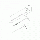 Ninja 300 (EX300-ADFA) Тросы управления