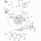 KLX140L (KLX140-BCF) Головка цилиндра