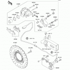 Ninja 300 (EX300-BDFA) Задний тормоз