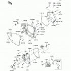 KX250F (KX250-ZDF) Крышки двигателя