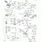 Ninja ZX-14R ABS (ZX1400-FDFA) Задний торм цилиндр