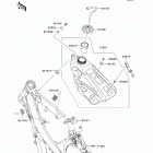 KX250F (KX250-ZDF) Топливный бак