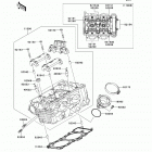 Ninja 650 (EX650-EDS) Головка цилиндра