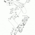 Ninja 300 (EX300-ADF) Переднее крыло(ья)