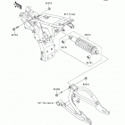 KLX110L (KLX110-DCF) Подвеска  /  амортизатор