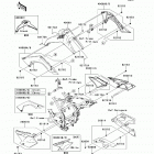 KLX140L (KLX140-BCF) Боковые обтекатели