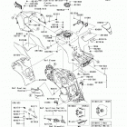 Ninja ZX-14R ABS (ZX1400-FDFA) Топливный бак