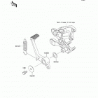 Ninja ZX-14R (ZX1400-ECF) Педаль тормоза