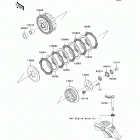 KLX110L (KLX110-DCF) Сцепление