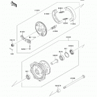 KLX110 (KLX110-CDF) Переднее колесо