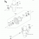KX100 (KX100-DDF) Переднее колесо