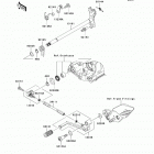 Concours 14 ABS (ZG1400-CCF) Механизм переключения передач