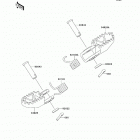 KX65 (KX65-ADF) Подножки