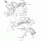 Ninja 300 (EX300-BDFA) Заднее крыло