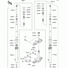 KLX110L (KLX110-DCF) Передняя вилка