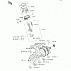Concours 14 ABS (ZG1400-CCF) Коленвал и поршни