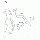 KLR650 (KL650-ECF) Педаль тормоза