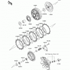Ninja 300 (EX300-ADFA) Сцепление