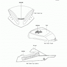Ninja 300 (EX300-ADF) Decals(red)(adf)