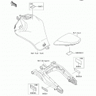 Ninja 650 (EX650-EDS) Наклейки предупреждения