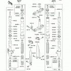 KX100 (KX100-DDF) Передняя вилка