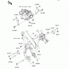 KX250F (KX250-YCF) Крепление двигателя