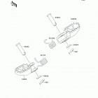 KX65 (KX65-ACF) Подножки