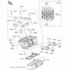 Ninja 250R (EX250-JCF) Головка цилиндра