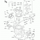 KX85 (KX85-ACF) Цилиндр и головка цилиндров