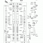 KX85 (KX85-ACF) Передняя вилка