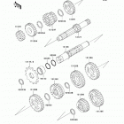 KX65 (KX65-ACF) Трансмиссия